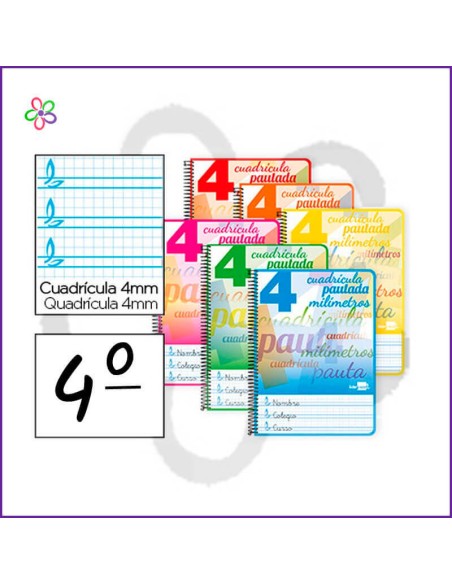 Cuaderno Liderpapel A5 tapa blanda 40h 4mm