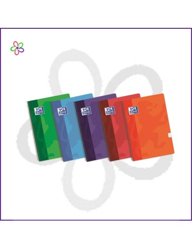 Cuaderno Oxford A5 tapa blanda 80h 4x4