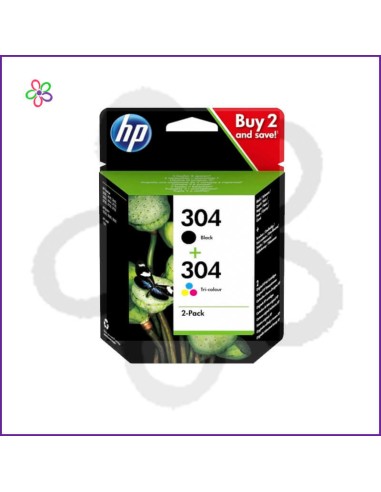 Tinta impresora HP 304 negro + color