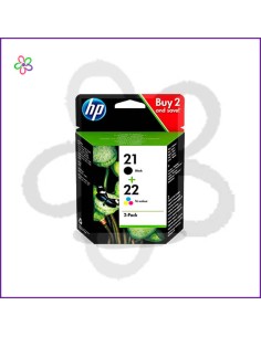 Tinta impresora HP 21+22  negro y color